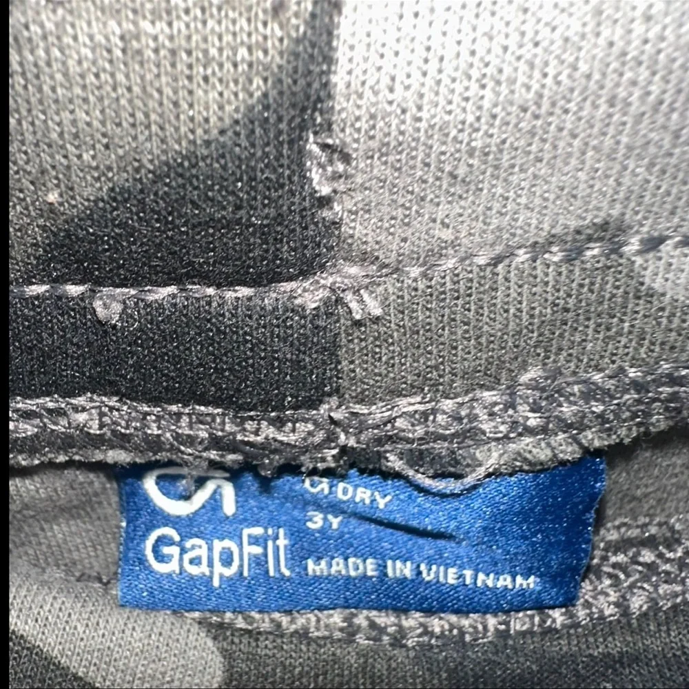 Gap Fit Boy’s Fatigue Zip pocket Leggings Size 3 Years